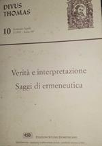 Verità e interpretazione. Saggi di ermeneutica