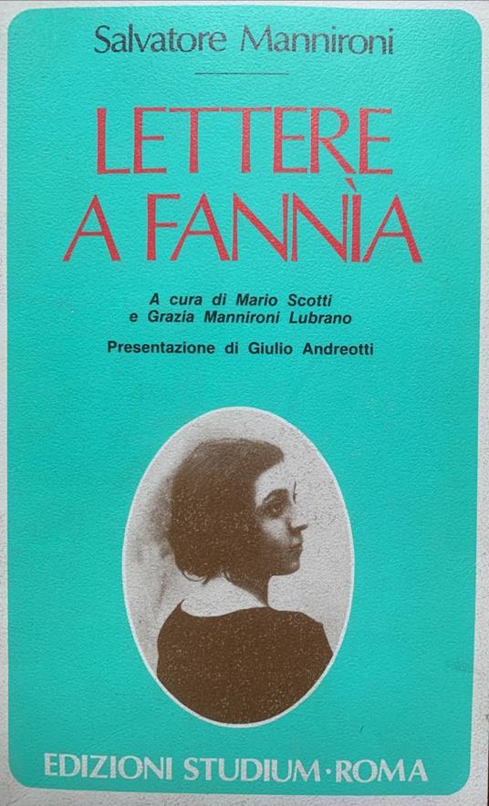 Lettere a Fannia - Salvatore Mannironi - copertina