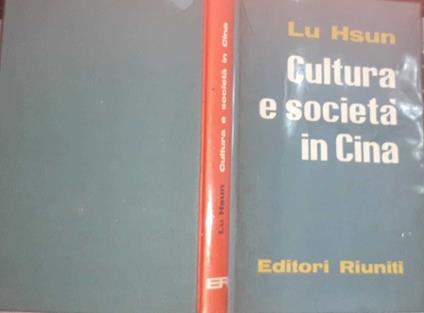 Cultura e società in Cina - Hsun Lu - copertina