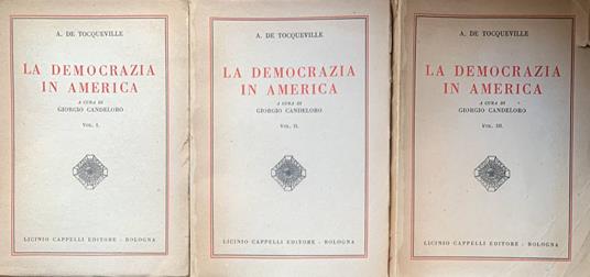 La democrazia in America - Alexis de Tocqueville - copertina