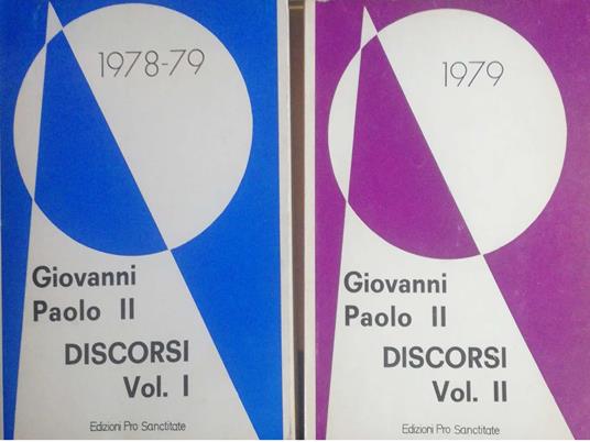 Discorsi Vol I e II - Giovanni Paolo II - copertina