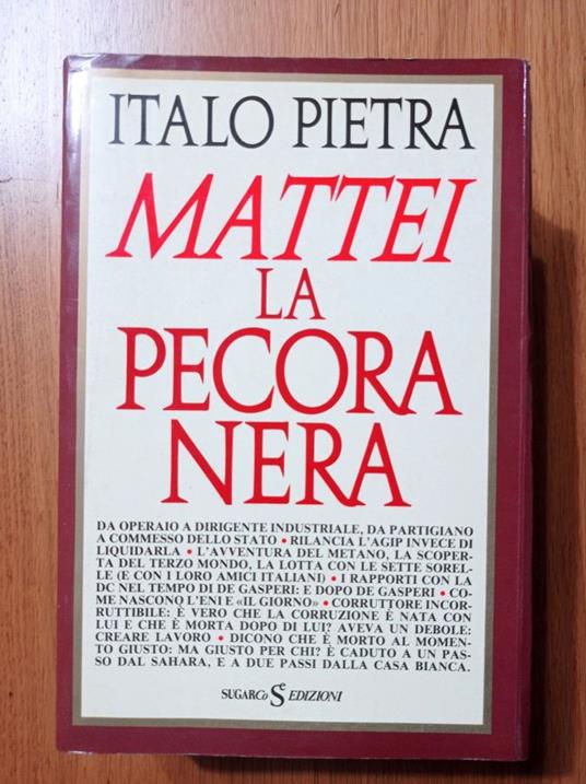 Mattei la pecora nera - Italo Pietra - copertina