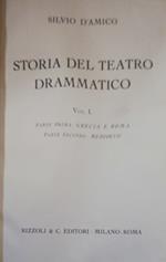 Storia del teatro drammatico Vol. I, II,III,IV