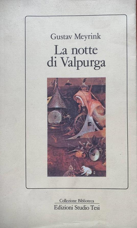 La notte di Valpurga - Gustav Meyrink - copertina