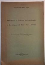 Abilità e stabilità del territorio e del centro di Ripe S. Ginesio. (Estratto)