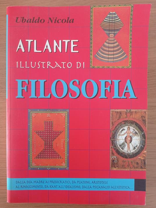 Atlante illustrato di filosofia : dalla dea madre ai presocratici, da Platone, Aristotele al rinascimento, da Kant all'idealismo, dalla psicanalisi all'estetica.. - Ubaldo Nicola - copertina