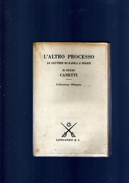 L' Altro Processo - Elias Canetti - copertina