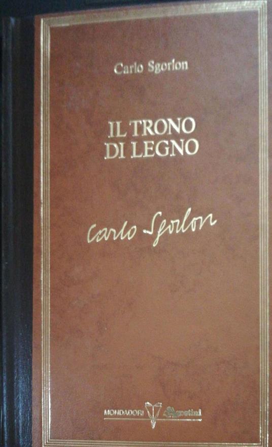 Il trono di legno - Carlo Sgorlon - copertina