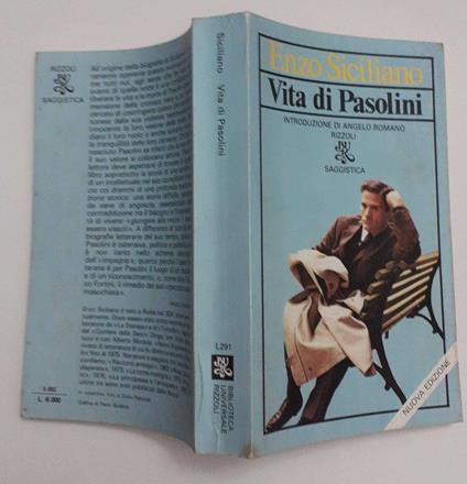 Vita di Pasolini. Introduzione di Angelo Romano - Enzo Siciliano - copertina