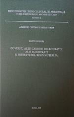 Governi, alte cariche dello Stato, alti magistrati e prefetti del Regno d'Italia