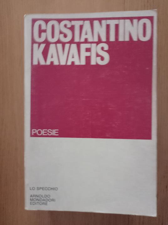 Poesie - Costantino Kavafis - copertina