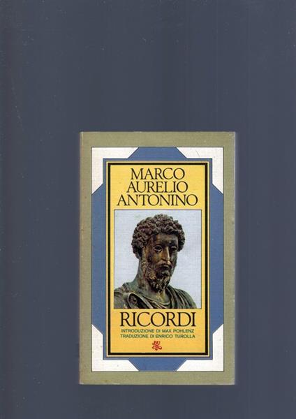 Ricordi - Marco Aurelio - copertina