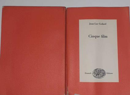 Cinque film - Jean-Luc Godard - copertina