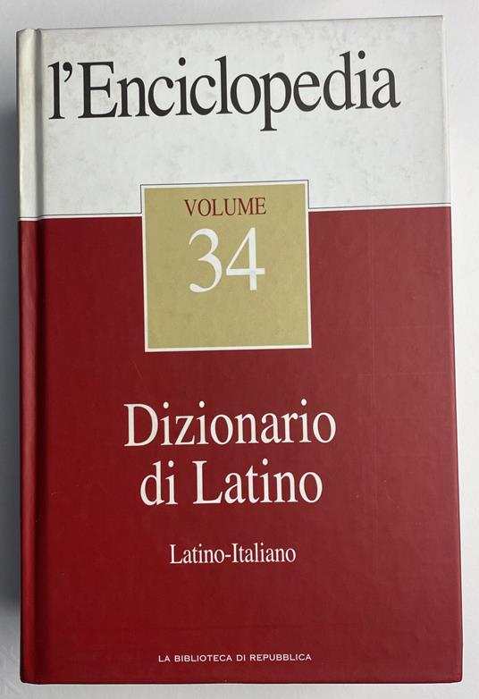 L' Enciclopedia Vol.34-35 dizionario di latino - Libro Usato - La Repubblica  - | IBS