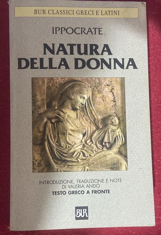 Natura della donna - Ippocrate - copertina