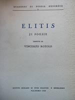 Elitis. 21 poesie