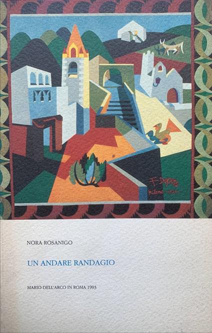 Un andare randagio - Nora Rosanigo - copertina