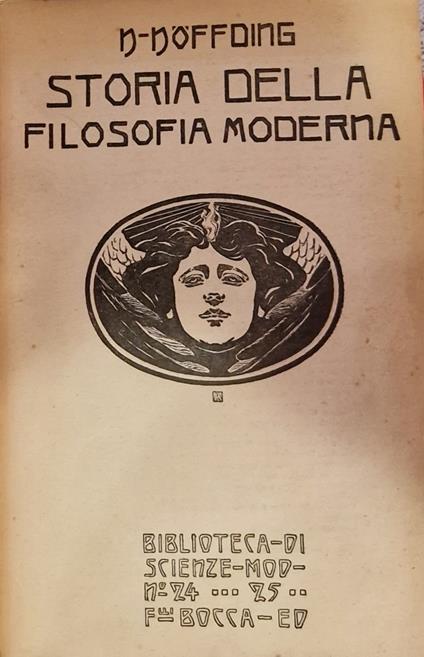 Storia della Filosofia Moderna - Harold Hoffding - copertina