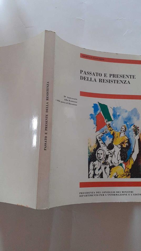 Passato e presente della resistenza - copertina