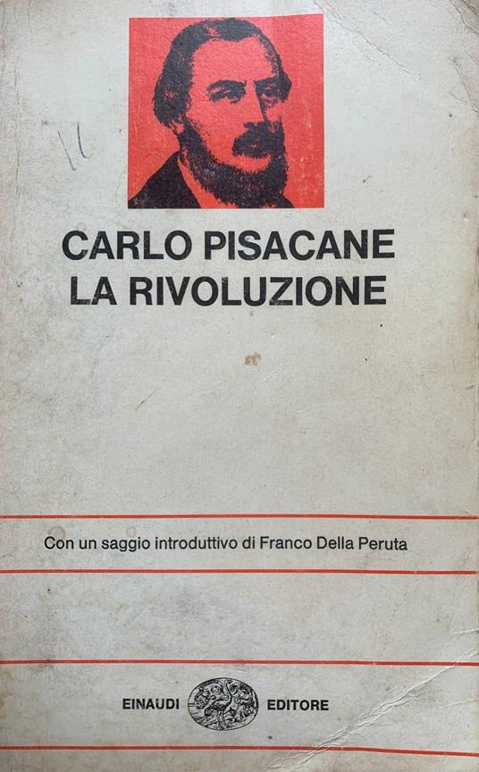 La rivoluzione - Carlo Pisacane - copertina