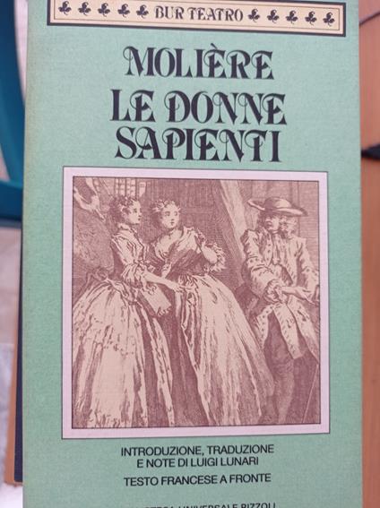 Le donne sapienti - Molière - copertina