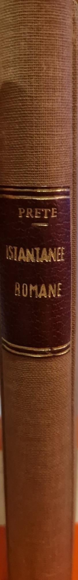 Istantanee Romane - Aurelio T. Prete - copertina