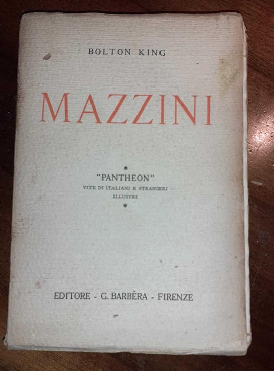 Mazzini - Bolton King - copertina