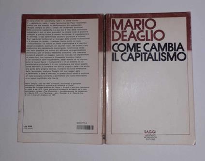 Come cambia il capitalismo - Mario Deaglio - copertina