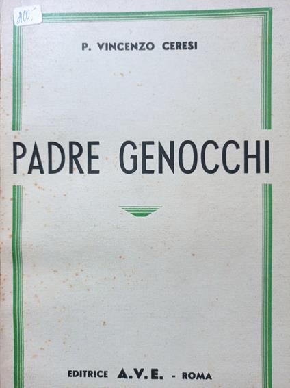 Padre Genocchi - copertina