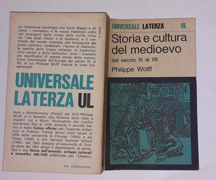 Storia e cultura del medioevo dal secolo IX al XII - Philippe Wolff - copertina