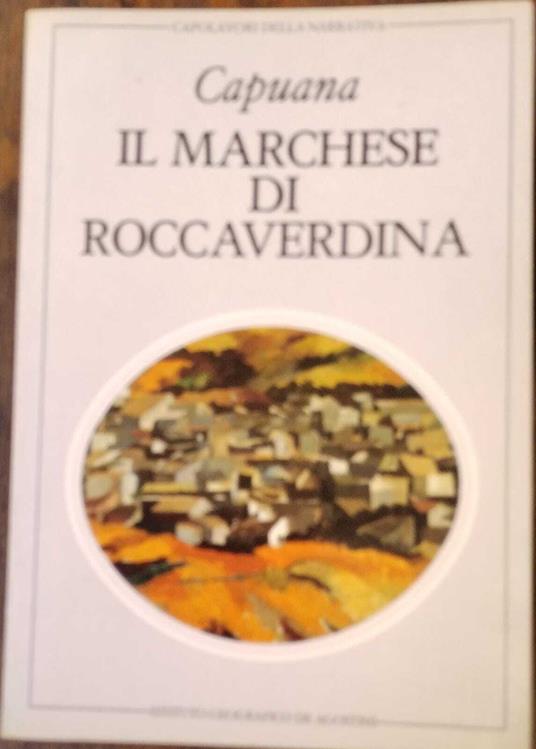 Il Marchese Di Roccaverdina - Luigi Capuana - copertina