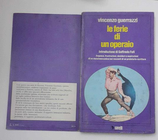 Le ferie di un operaio - Vincenzo Guerrazzi - copertina