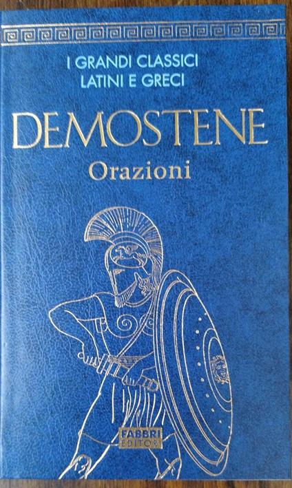 DEMOSTENE Orazioni - copertina