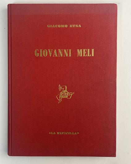 Giovanni Meli - Giacomo Etna - copertina