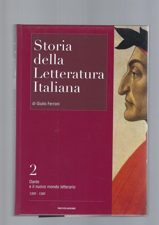 STORIA DELLA LETTERATURA ITALIANA, vol. II - Giulio Ferroni - copertina