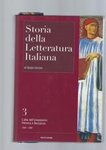 STORIA DELLA LETTERATURA ITALIANA, vol. III