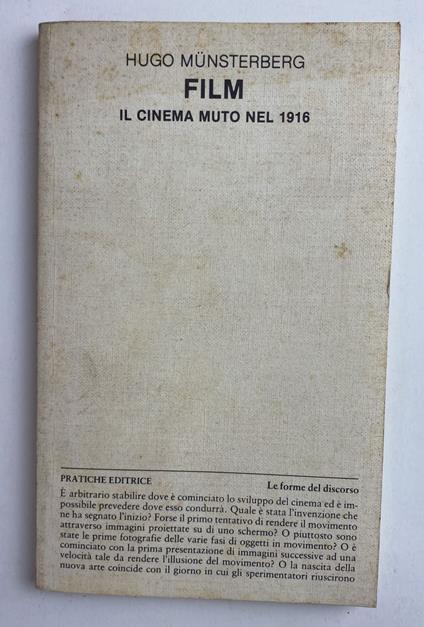 Film. Il cinema muto nel 1916 - Hugo Münsterberg - copertina