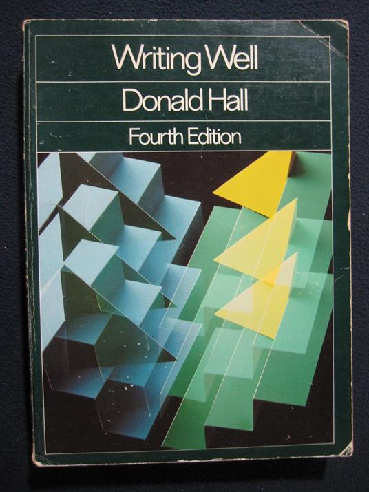 Writing well - Donald Hall - copertina