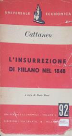 L' insurrezione di Milano nel 1848