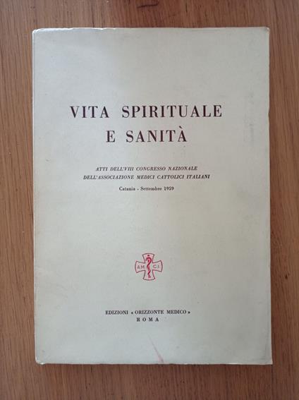 Vita Spirituale E Sanità - copertina