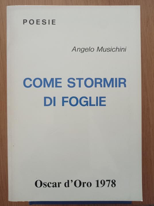Come stormir di foglie - Angelo Meschini - copertina
