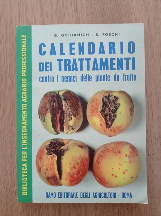 Calendario dei trattamenti - copertina