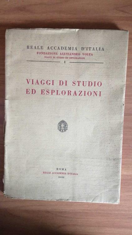 Viaggi di studio ed esplorazioni - copertina