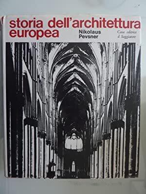 Storia Dell'Architettura Europea - Nikolaus Pevsner - copertina