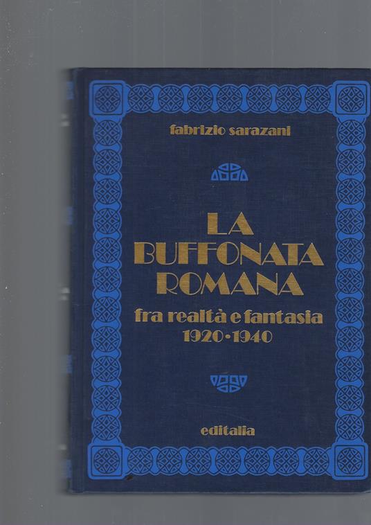La Buffonata Romana - Fabrizio Sarazani - copertina
