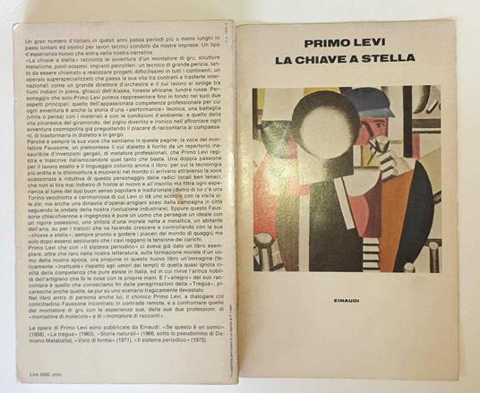 La chiave a stella - Primo Levi - copertina