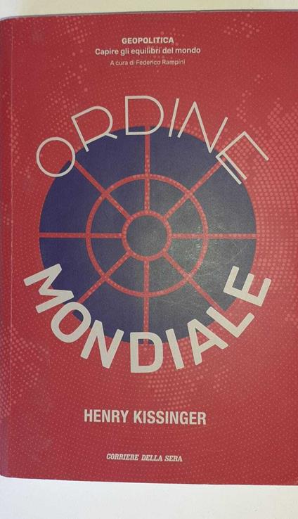 Ordine mondiale - Henry Kissinger - copertina