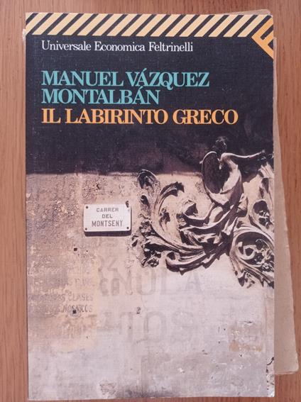 Il labirinto greco - Manuel Vázquez Montalbán - copertina