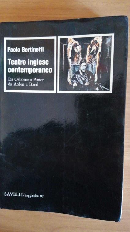 Teatro inglese contemporaneo - Paolo Bertinetti - copertina