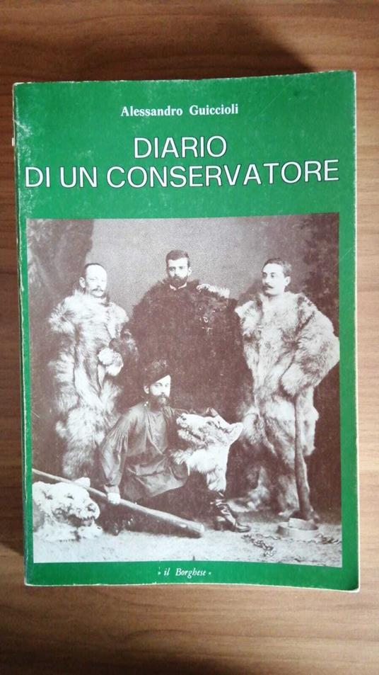 Diario di un conservatore - Alessandro Guiccioli - copertina